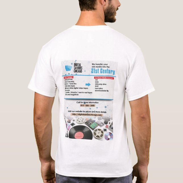 Camiseta Salvadores digitales Chicago (Reverso)