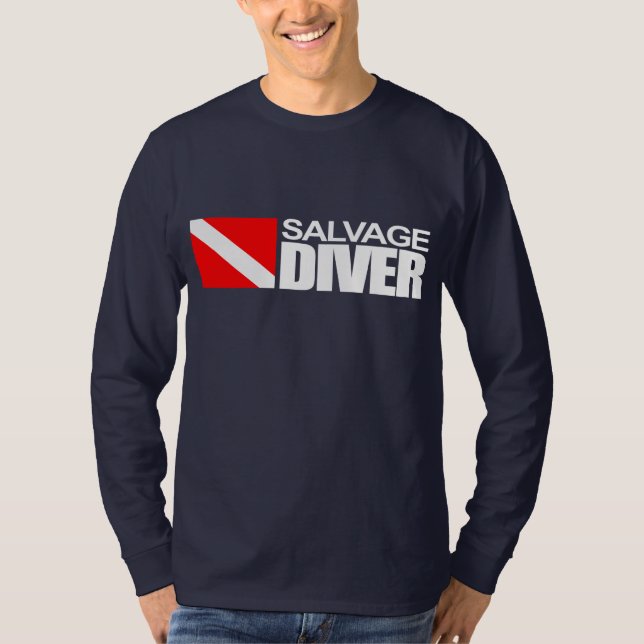 Camiseta Salvage Diver 4 Aparato (Anverso)