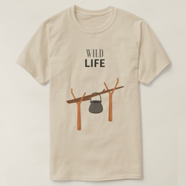 Camiseta salvaje (Diseño del anverso)