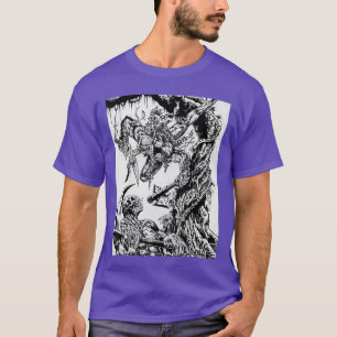 Camiseta SALVAJE BARBARIE TERROR Antiguo Zombies Inmortal I