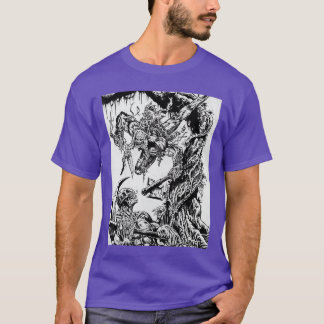 Camiseta SALVAJE BARBARIE TERROR Antiguo Zombies Inmortal I