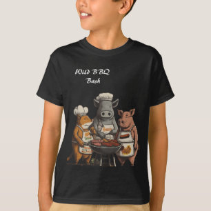 Camiseta Salvaje BBQ Bash negro