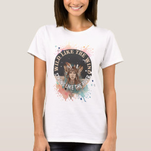Camiseta Salvaje como el viento, fuerte como el río Perso