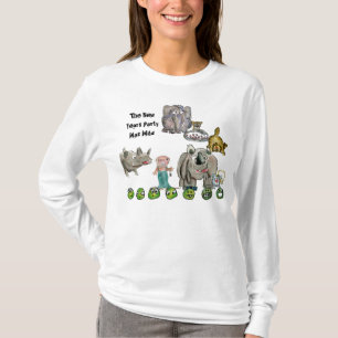 Camiseta salvaje de animales Fiestas de Año Nuevo