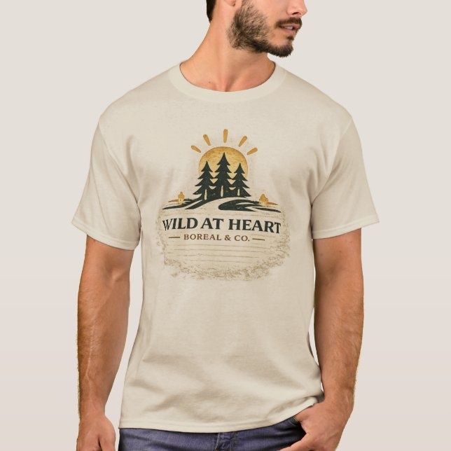 Camiseta Salvaje de Corazón (Anverso)