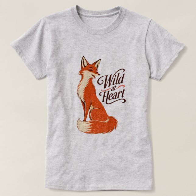 CAMISETA SALVAJE DE CORAZÓN (Diseño del anverso)