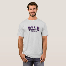 Camiseta salvaje de la cosa con el oposum y el