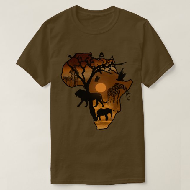 Camiseta salvaje de la vida (Diseño del anverso)
