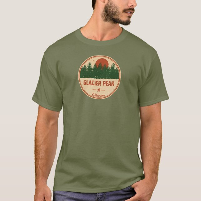 Camiseta Salvaje de pico glaciar (Anverso)
