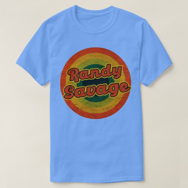 Camiseta salvaje de randy (Diseño del anverso)