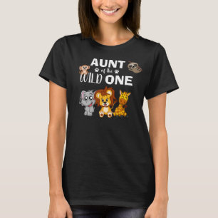 Camiseta Salvaje de una jungla, zoológico de Safari, tía 