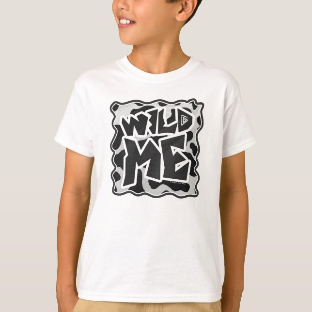 Camiseta Salvaje de vaca negro y blanco (Anverso)