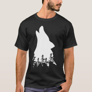 Camiseta Salvaje de vida silvestre de la selva Wolf de Guay