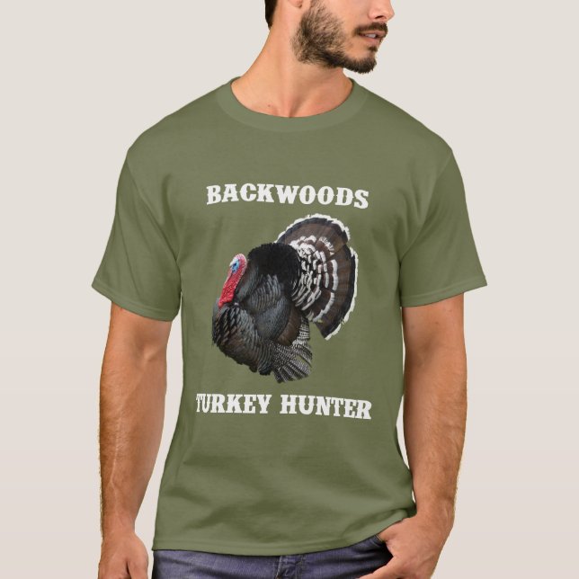 Camiseta salvaje del cazador de Turquía del (Anverso)