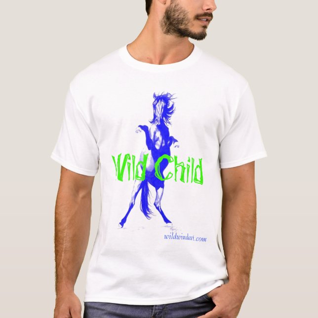 Camiseta salvaje del niño (Anverso)