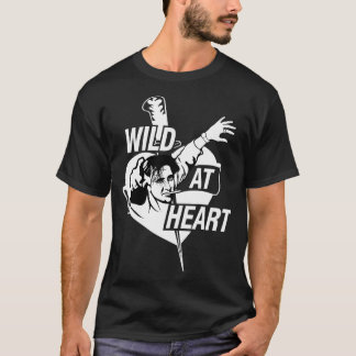 Camiseta Salvaje en blanco cardíaco