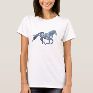 Camiseta Salvaje en el caballo del corazón
