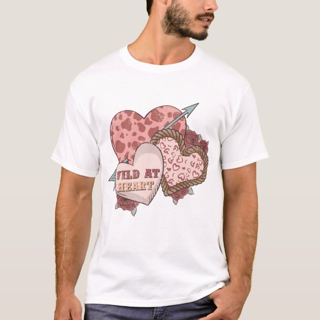 Camiseta Salvaje en el corazón (Anverso)