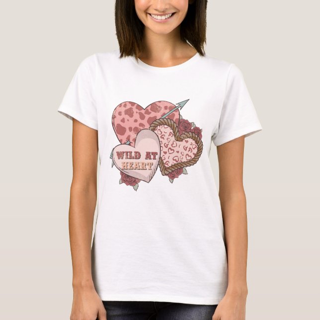 Camiseta Salvaje en el corazón (Anverso)