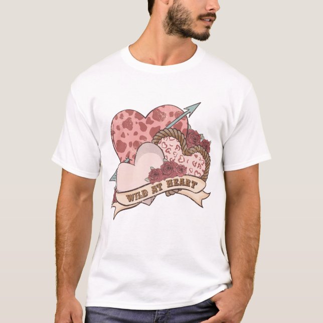 Camiseta Salvaje en el corazón (Anverso)