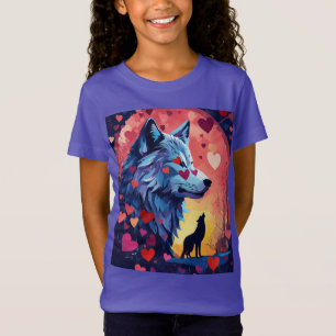 Camiseta "Salvaje en el corazón: amor de lobo"