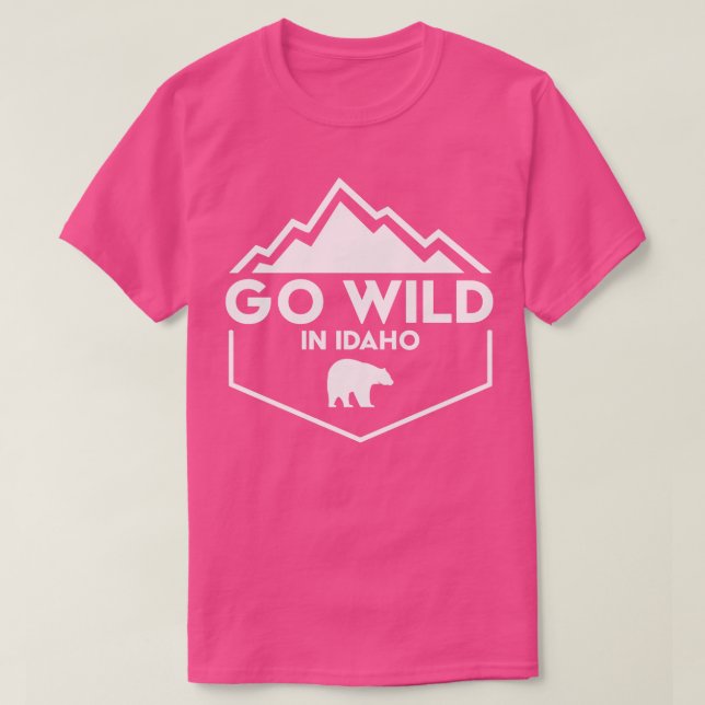 Camiseta Salvaje en Idaho (Diseño del anverso)