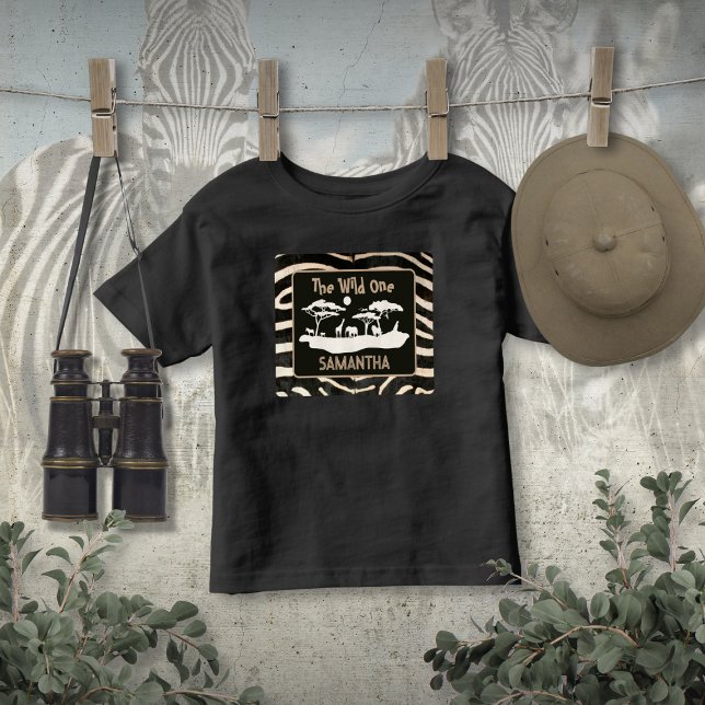 Camiseta Salvaje Estampado de Cebra Animal (Subido por el creador)