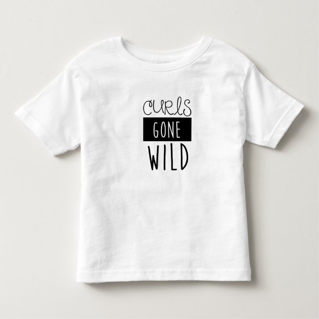 Camiseta salvaje ida rizos de los niños (Anverso)