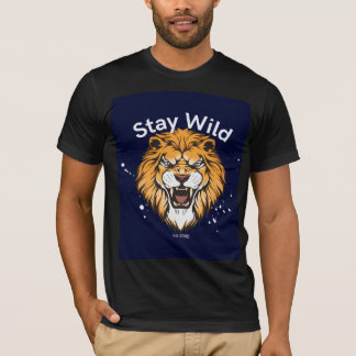 camiseta salvaje negra
