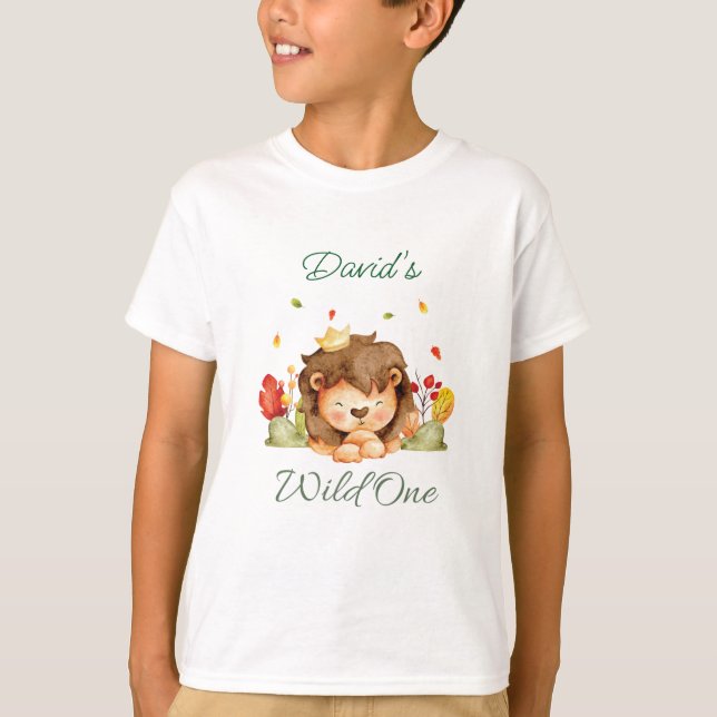 Camiseta salvaje para niños (Anverso)