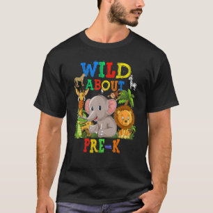 Camiseta Salvaje Sobre Animales De Safari Pre K Selva De Vu