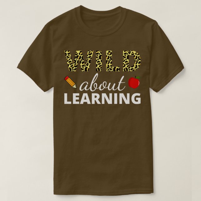 Camiseta Salvaje sobre el aprendizaje II (Diseño del anverso)