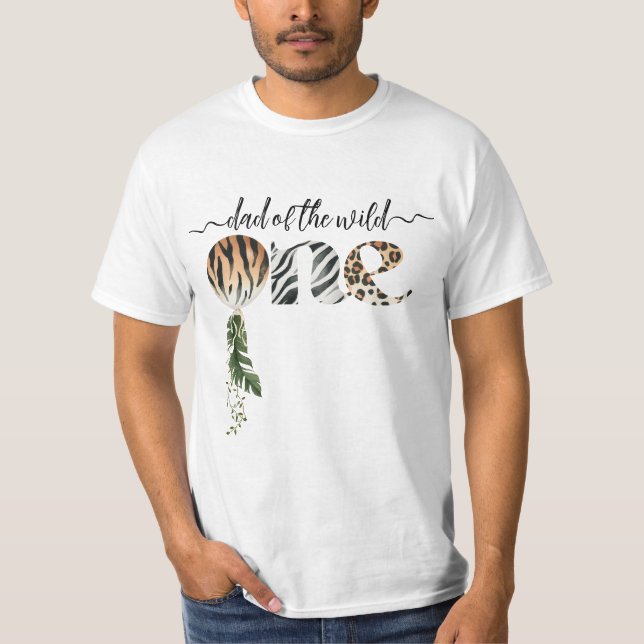 Camiseta Salvaje Un género moderno Neutral Primer cumpleaño (Anverso)