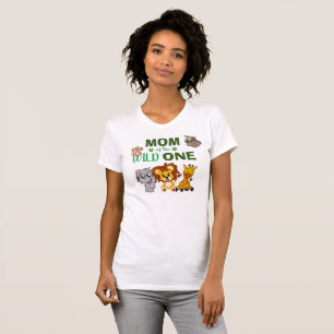 Camiseta Salvaje Un Safari de la Selva Primera Madre de Cum