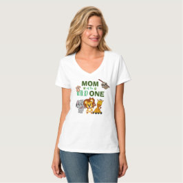 Camiseta Salvaje Un Safari de la Selva Primera Madre de Cum