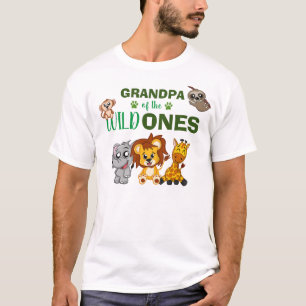 Camiseta Salvaje un zoológico de Safari de la Selva Gemelos
