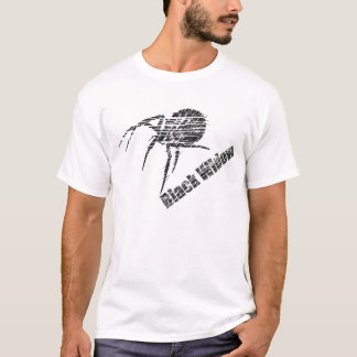 Camiseta SALVAJE - viuda negra, negra