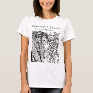 Camiseta salvaje-womyn, resolución para tomar sino por la