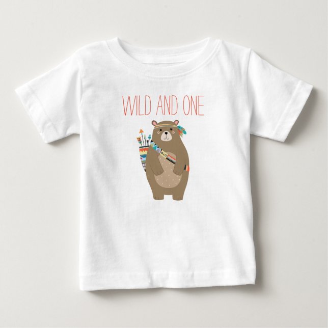 Camiseta salvaje y camiseta única (Anverso)