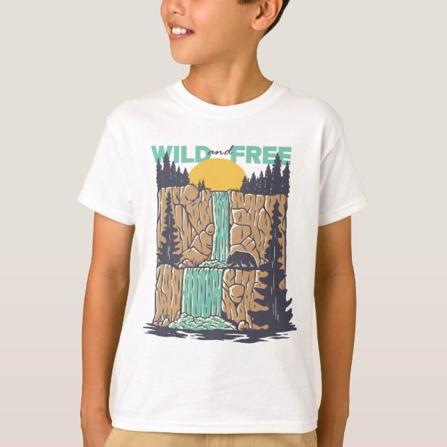 Camiseta Salvaje y libre (Anverso)