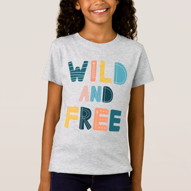 Camiseta Salvaje y libre (Anverso)