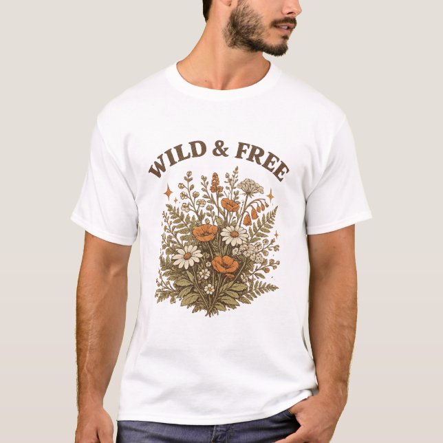 Camiseta Salvaje y Libre (Anverso)