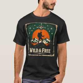 Camiseta Salvaje y Libre – Espíritu de la Naturale