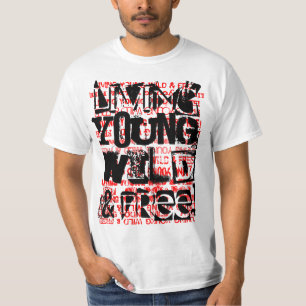 CAMISETA SALVAJE Y LIBRE JOVENES