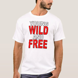 Camiseta Salvaje y libre jovenes