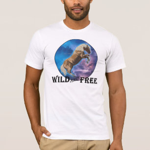 Camiseta Salvaje y libre - Mustang