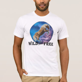 Camiseta Salvaje y libre - Mustang