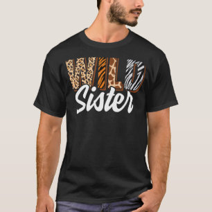 Camiseta Salvaje zoológico de Hermanas Nacidas Dos Seres Sa