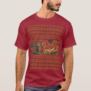 Camiseta SALVAJES EN DEER HUNT, Animales, Flora Roja