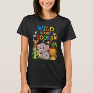 Camiseta Salvajes Por Los Libros Los Animales Safari Se Jun